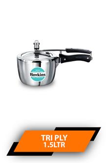 Hawkins Tri Ply Ss 1.5ltr Hsst15